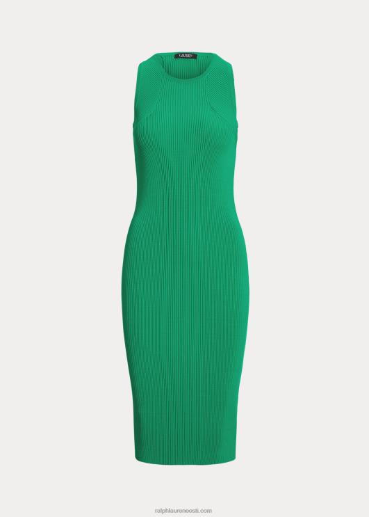 Ralph Lauren naised soonikuga varrukateta kleit PR0V3923 palmi leht