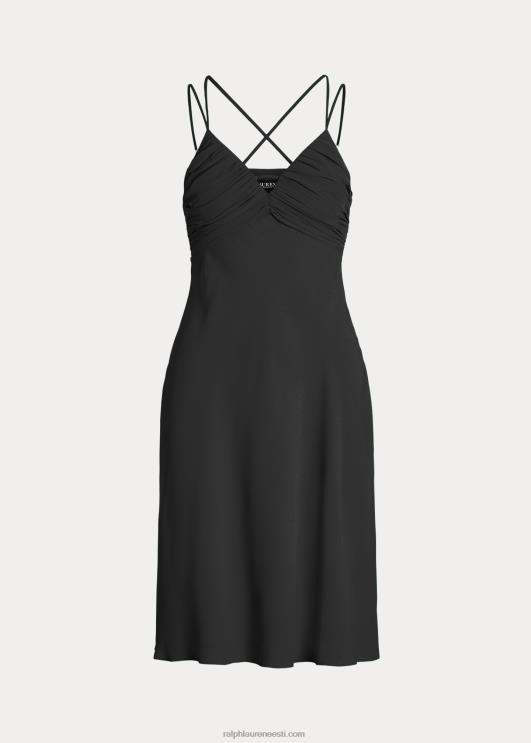 Ralph Lauren naised topeltrihmaga georgette libisemiskleit PR0V3910 must