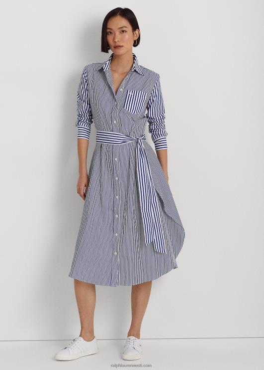 Ralph Lauren naised triibuline puuvillane lairiidest särk PR0V4860
