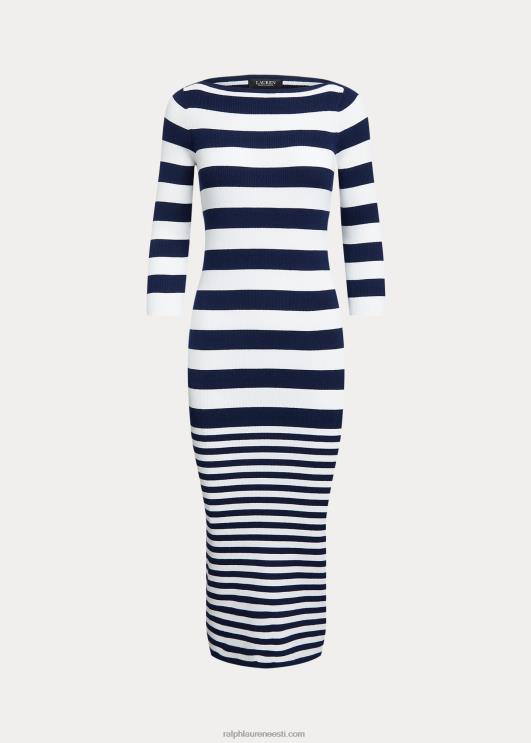 Ralph Lauren naised triibuline puuvillasegu kleit PR0V9545
