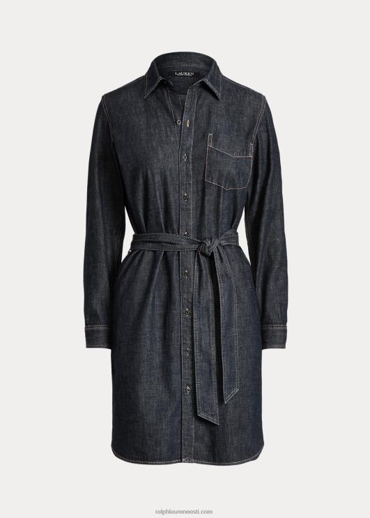 Ralph Lauren naised vööga teksasärk PR0V4436 puhas loputuspesu