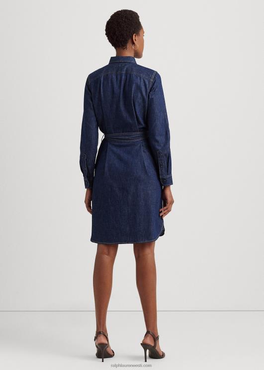 Ralph Lauren naised vööga teksasärk PR0V4436 puhas loputuspesu