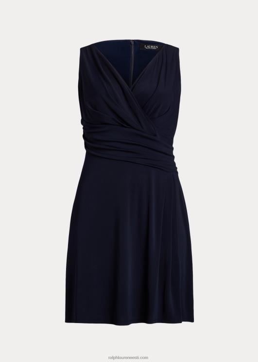 Ralph Lauren naised varrukateta surplice jersey kleit PR0V4551 tuletorni merevägi