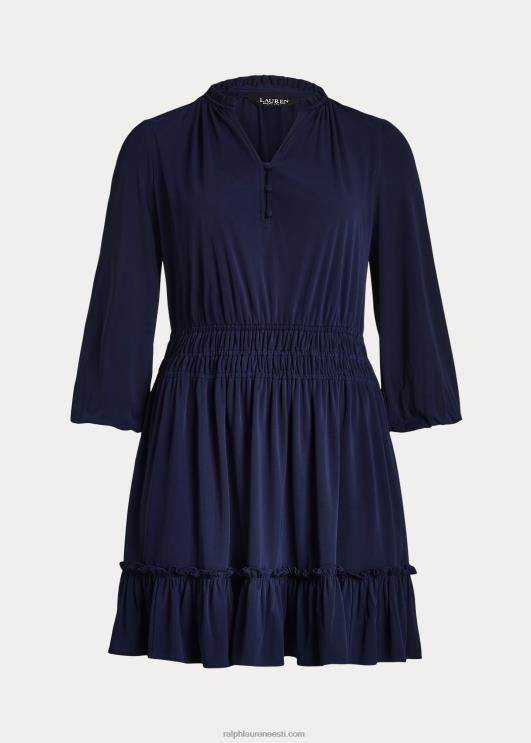 Ralph Lauren naised veniv jersey kleit PR0V4667 rafineeritud merevägi