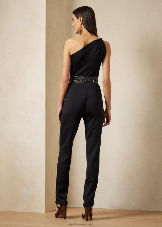 Ralph Lauren naised ühe õlaga siidist kampsun PR0V3600 must