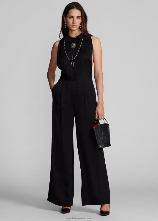 Ralph Lauren naised krepp-varrukateta smokingu kombinesoon PR0V3618