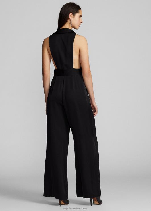 Ralph Lauren naised krepp-varrukateta smokingu kombinesoon PR0V3618