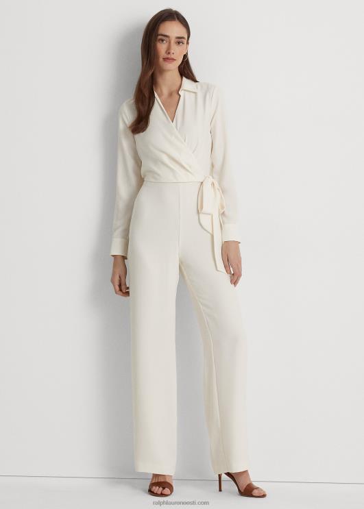 Ralph Lauren naised lipsuga ees georgette laia säärega kombinesoon PR0V4108 mascarpone kreem