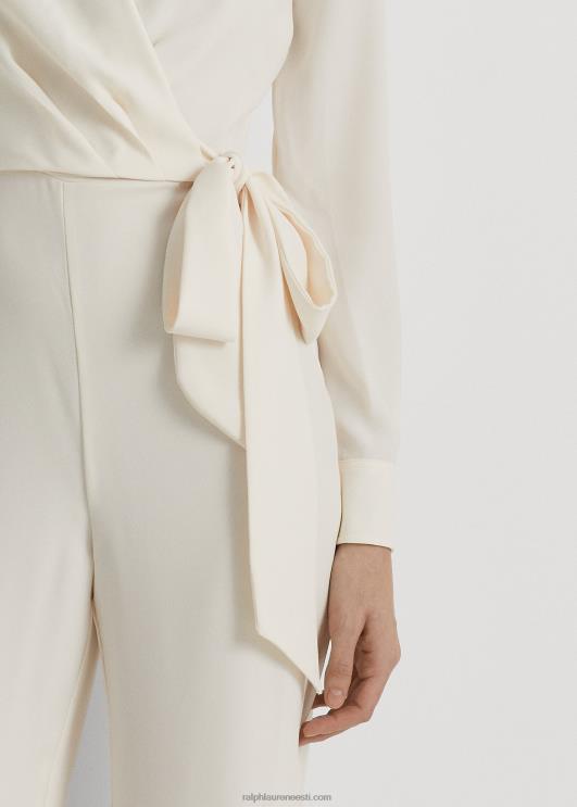 Ralph Lauren naised lipsuga ees georgette laia säärega kombinesoon PR0V4108 mascarpone kreem