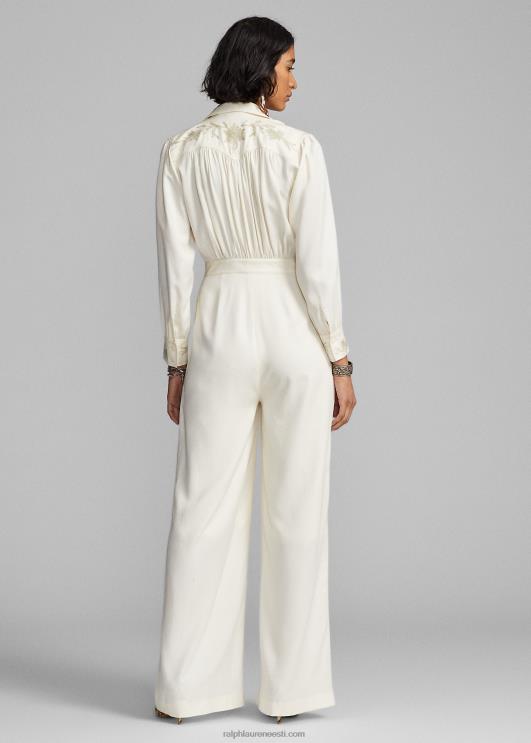 Ralph Lauren naised tikitud toimsest laia säärega kombinesoon PR0V3623