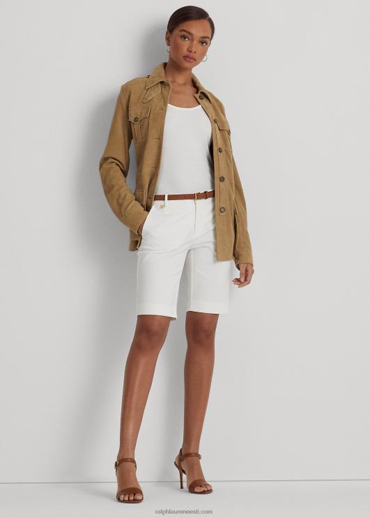 Ralph Lauren naised bi-stretch toimsel lühike PR0V3831 valge