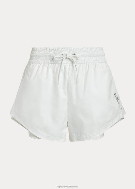 Ralph Lauren naised kihiline ripstop-jersey nöör lühike PR0V3051 paber valge