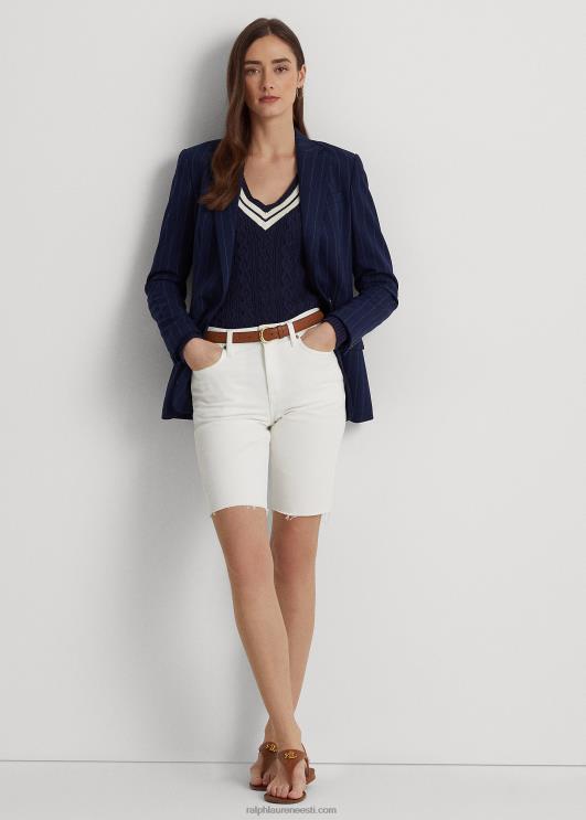 Ralph Lauren naised lõikega denim lühike PR0V4375 valge pesu