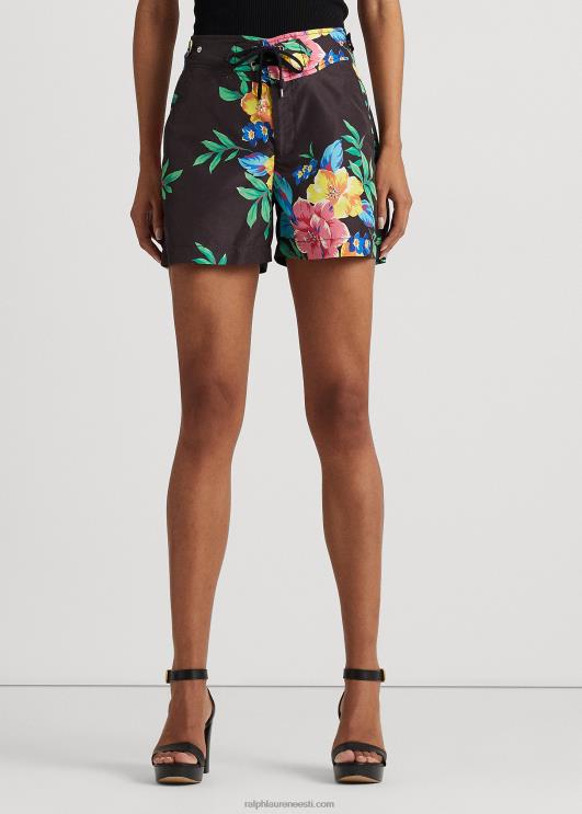 Ralph Lauren naised lilleline pits-esiosa lühike PR0V3922 must multi