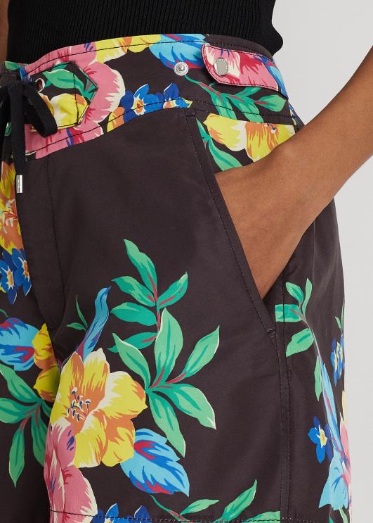 Ralph Lauren naised lilleline pits-esiosa lühike PR0V3922 must multi