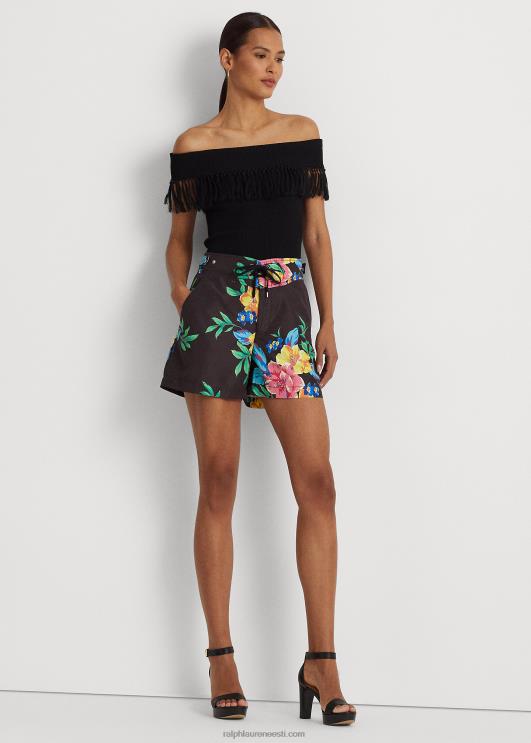 Ralph Lauren naised lilleline pits-esiosa lühike PR0V9462 must multi