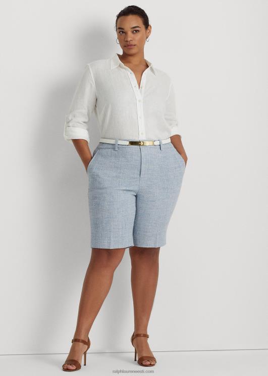 Ralph Lauren naised linasegu lühike PR0V4600 sinine/kreem multi