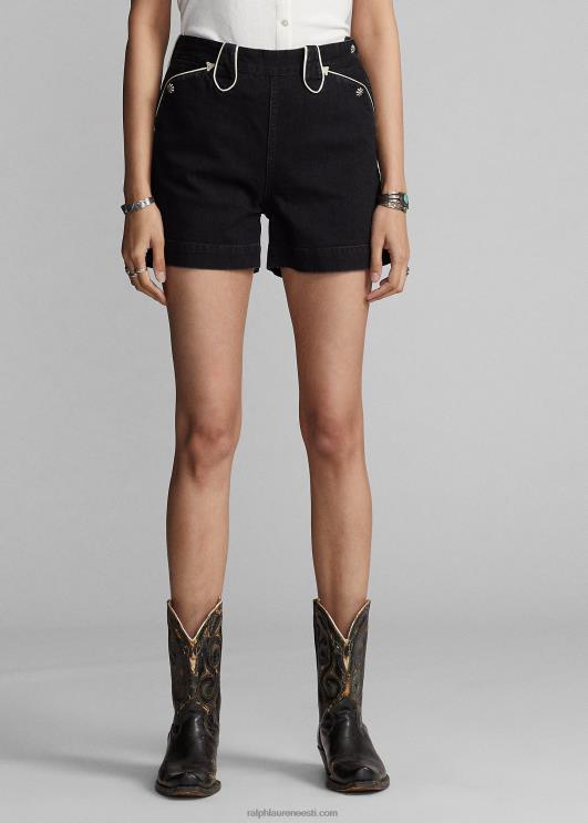 Ralph Lauren naised must teksariidest western lühike PR0V3622