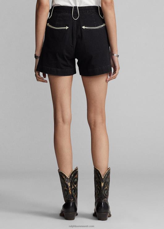 Ralph Lauren naised must teksariidest western lühike PR0V3622