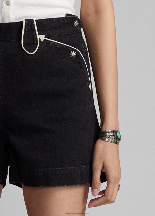 Ralph Lauren naised must teksariidest western lühike PR0V3622