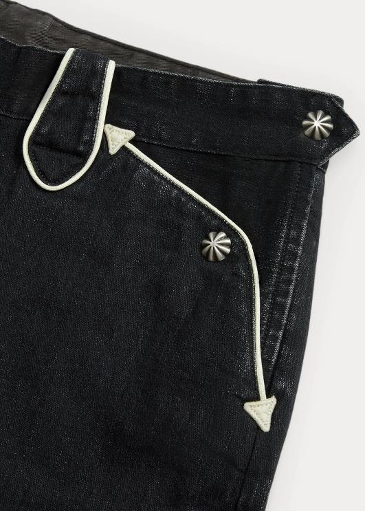 Ralph Lauren naised must teksariidest western lühike PR0V3622