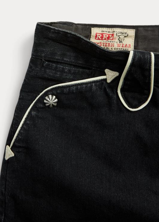 Ralph Lauren naised must teksariidest western lühike PR0V3622