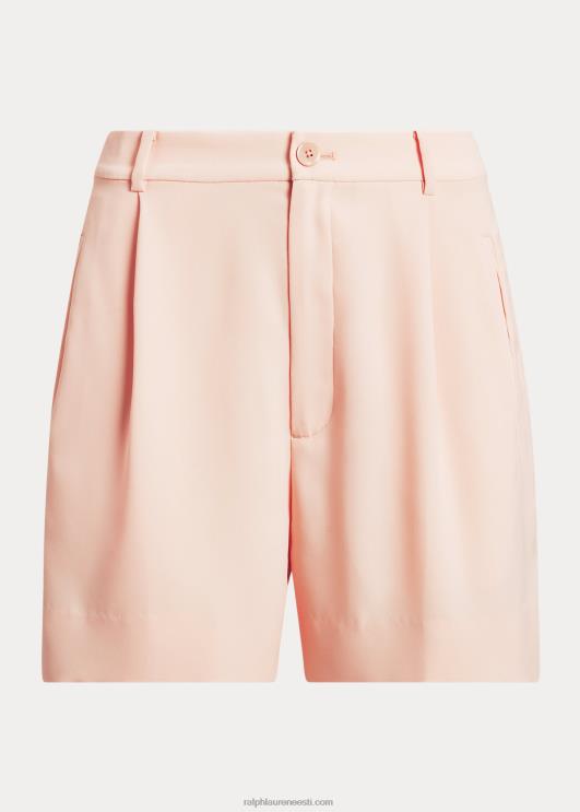 Ralph Lauren naised plisseeritud Georgette lühike PR0V9473 kahvaturoosa