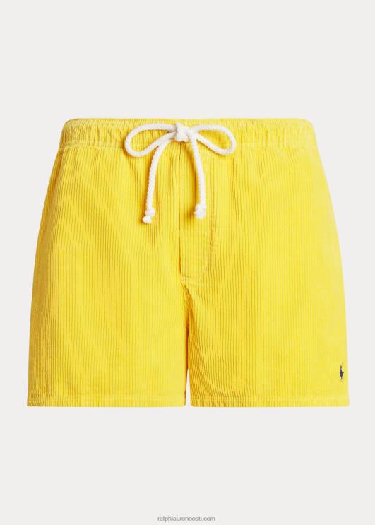 Ralph Lauren naised polo prepster velvetist lühike PR0V2988 kollane