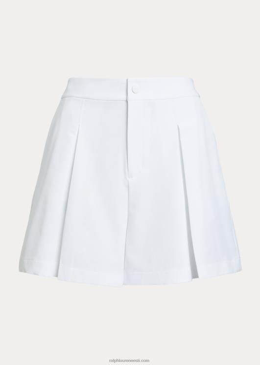 Ralph Lauren naised sooritus lai jalg plisseeritud lühike PR0V9387 keraamiline valge