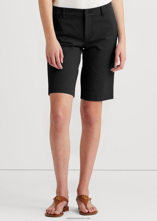 Ralph Lauren naised veniv puuvillane lühike PR0V4489 must