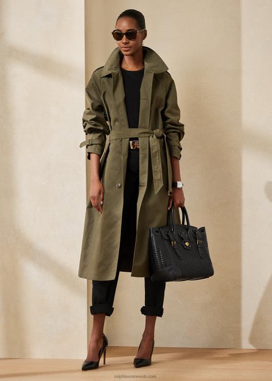 Ralph Lauren naised Lysander puuvillane mantel PR0V9288 samblikroheline