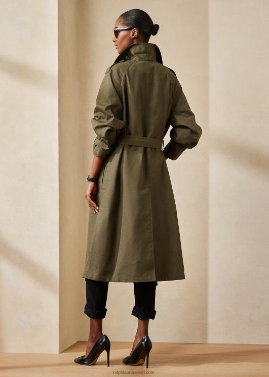 Ralph Lauren naised Lysander puuvillane mantel PR0V9288 samblikroheline