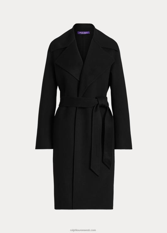 Ralph Lauren naised kamee villa-kašmiir ümbrismantel PR0V9274 must