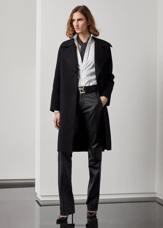 Ralph Lauren naised kamee villa-kašmiir ümbrismantel PR0V9274 must