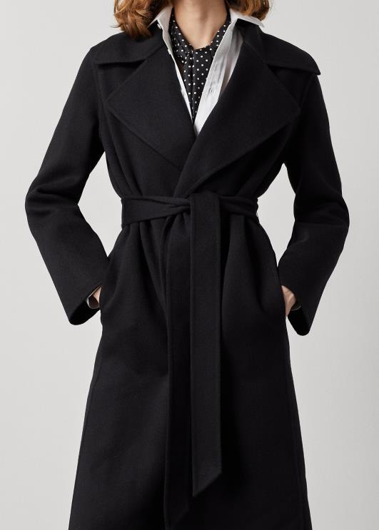 Ralph Lauren naised kamee villa-kašmiir ümbrismantel PR0V9274 must