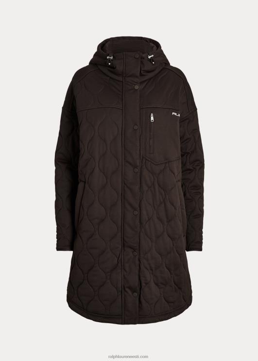 Ralph Lauren naised ülisuur tepitud kapuutsiga mantel PR0V3118 antiikpruun