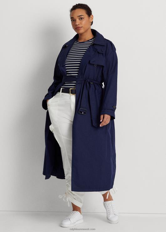 Ralph Lauren naised puuvillasegu toimse mantel PR0V4806 rafineeritud merevägi