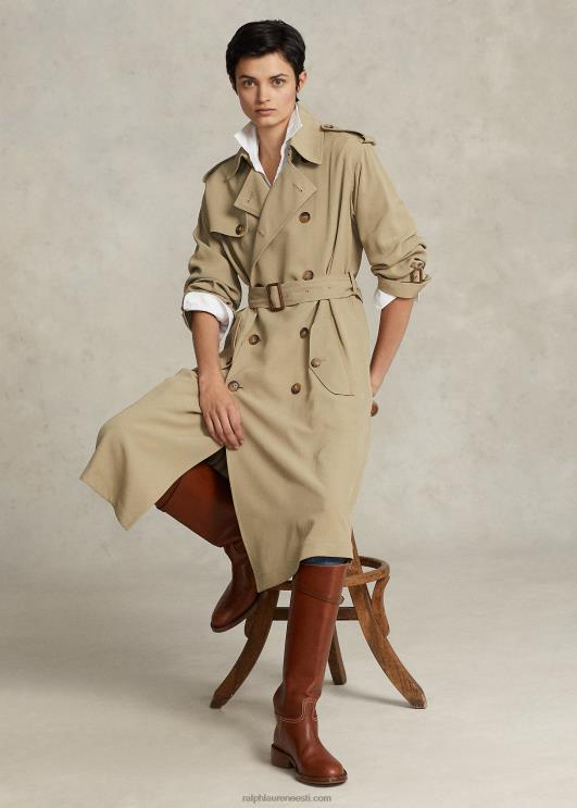 Ralph Lauren naised toimse trentšmantel PR0V9204 kõrbe khaki
