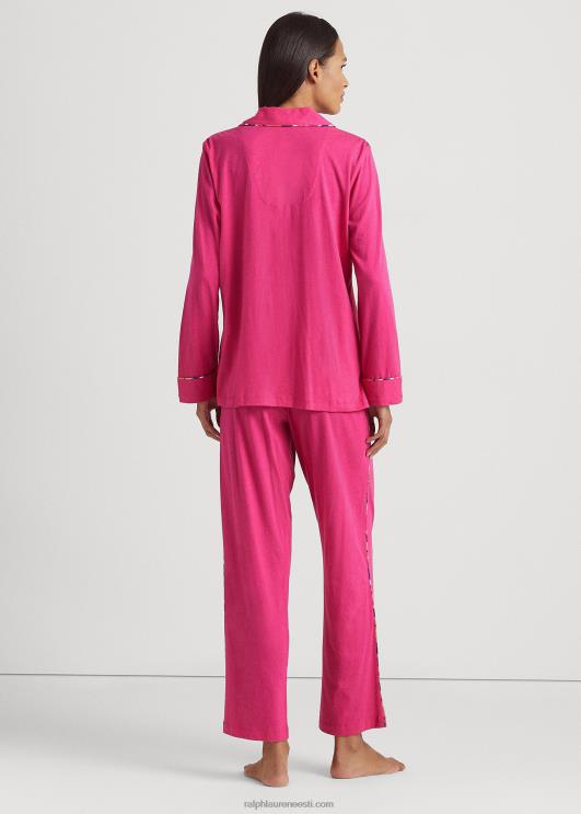 Ralph Lauren naised jersey magamiskomplekt PR0V9579 tumeroosa