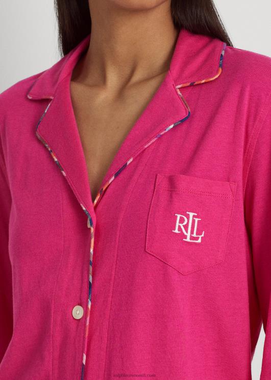 Ralph Lauren naised jersey magamiskomplekt PR0V9579 tumeroosa