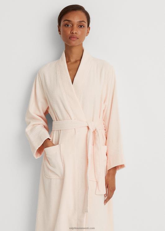 Ralph Lauren naised kohandatud puuvillasest froteeriidest rüü PR0V4224 roosa