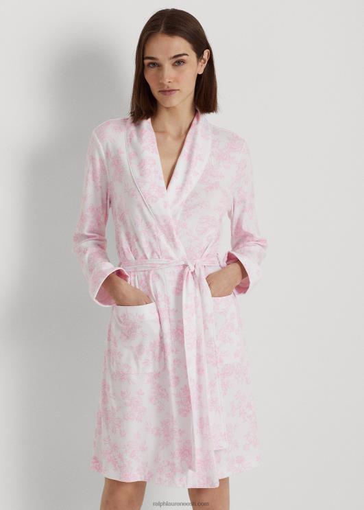 Ralph Lauren naised lilleline interlock sall-kraega rüü PR0V9444 roosi lilleline