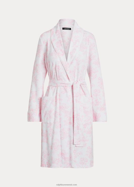 Ralph Lauren naised lilleline interlock sall-kraega rüü PR0V9444 roosi lilleline