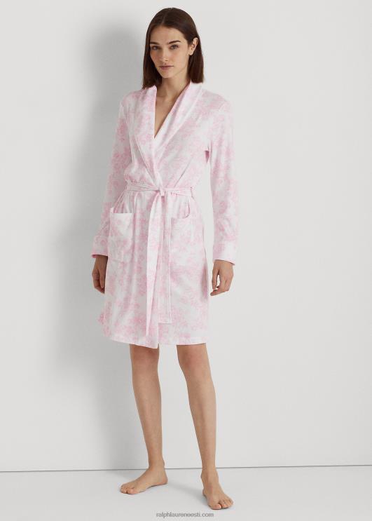 Ralph Lauren naised lilleline interlock sall-kraega rüü PR0V9444 roosi lilleline