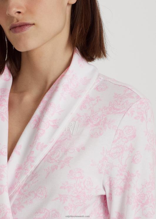 Ralph Lauren naised lilleline interlock sall-kraega rüü PR0V9444 roosi lilleline