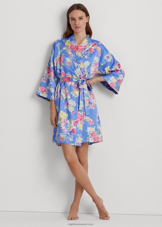 Ralph Lauren naised lilleline satiinist rüü PR0V9426 sinine lilleline