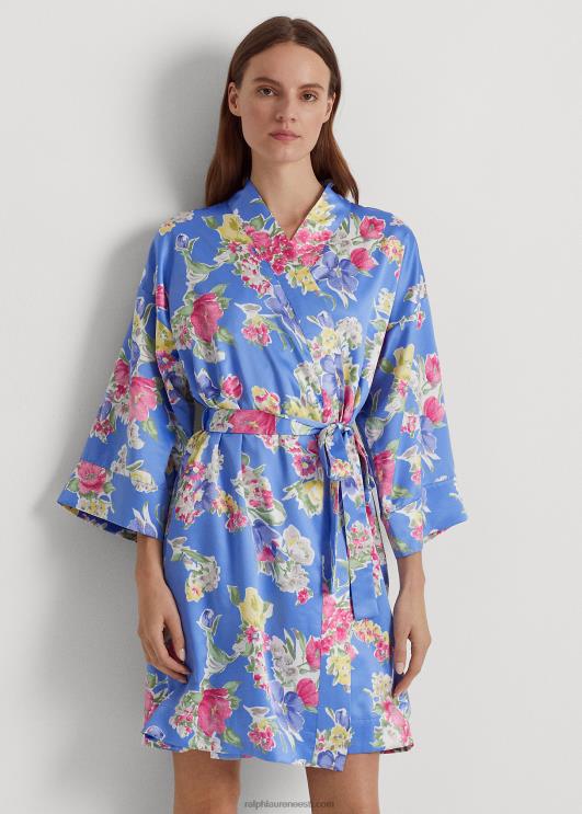 Ralph Lauren naised lilleline satiinist rüü PR0V9426 sinine lilleline