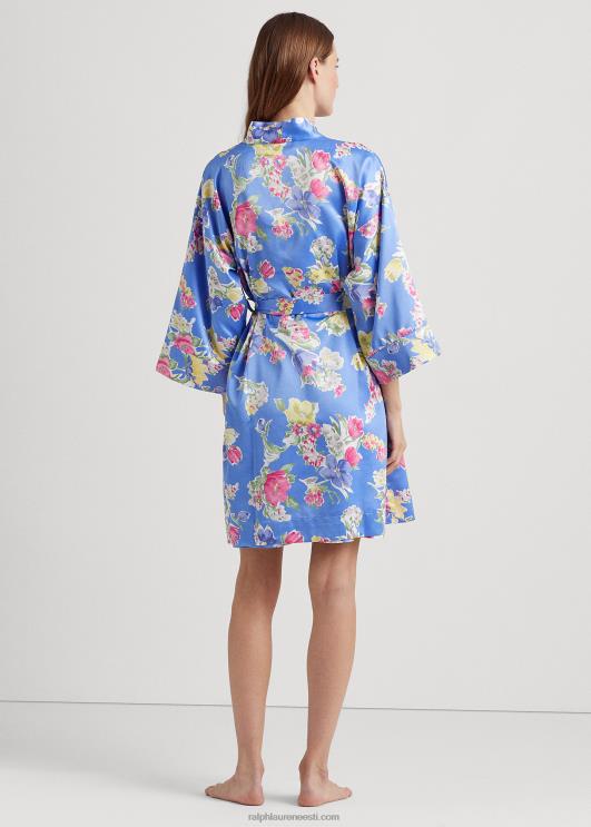 Ralph Lauren naised lilleline satiinist rüü PR0V9426 sinine lilleline