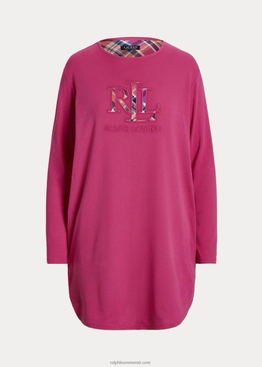 Ralph Lauren naised logoga soonikuga magamistrikk PR0V9575 fuschia