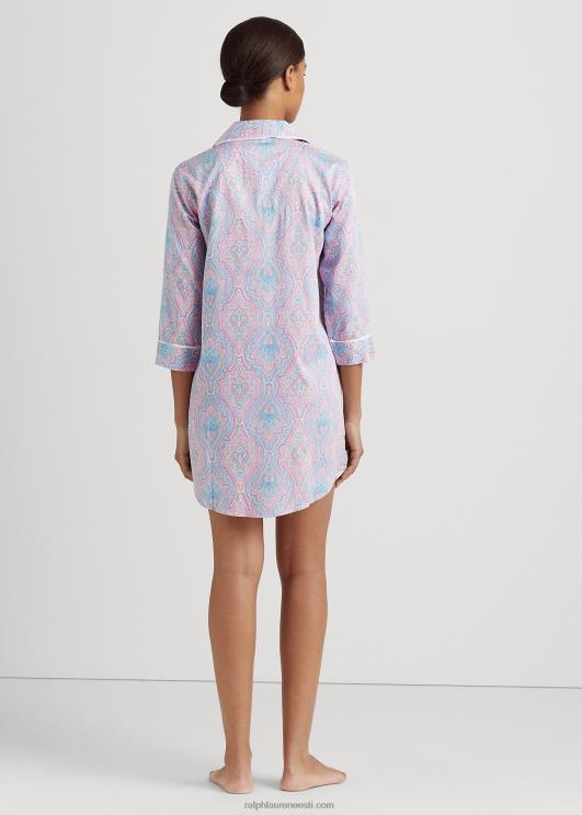 Ralph Lauren naised paisley satiinist magamissärk PR0V4149 paisley